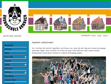 Tablet Screenshot of grundschule-arnbach.de